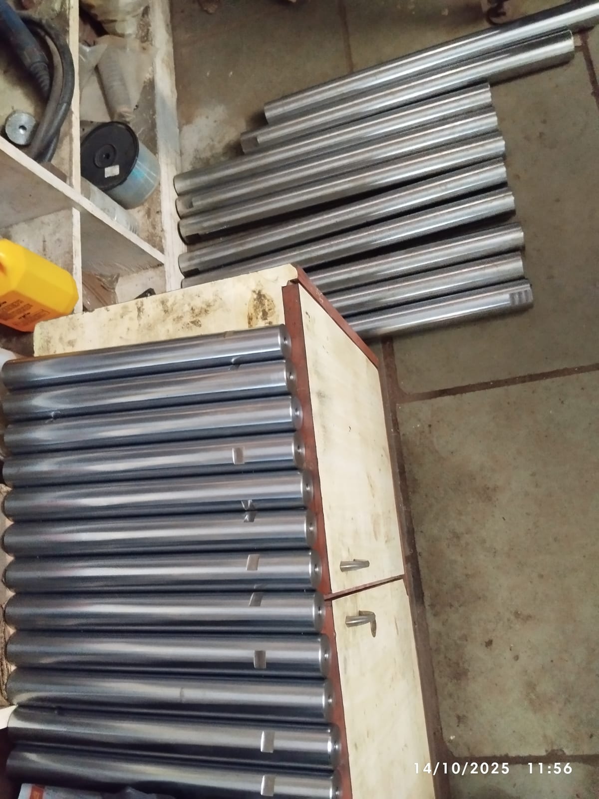 Precision shafts ready for assembly